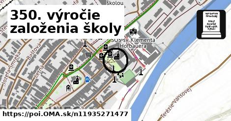 350. výročie založenia školy