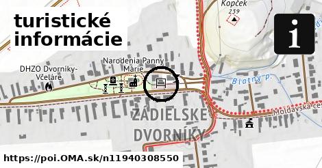 turistické informácie