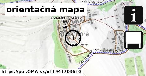 orientačná mapa