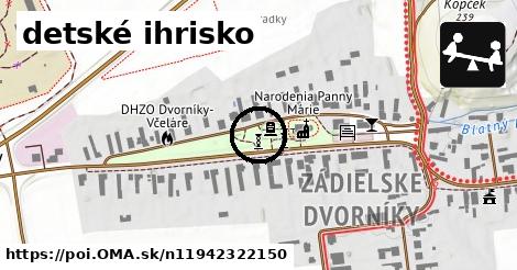 detské ihrisko