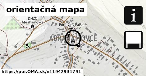 orientačná mapa