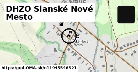 DHZO Slanské Nové Mesto