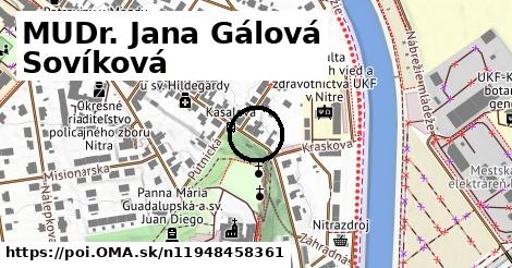 MUDr. Jana Gálová Sovíková