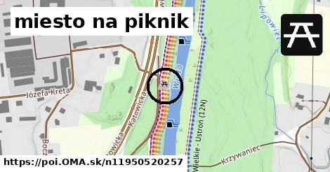 miesto na piknik