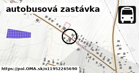 autobusová zastávka