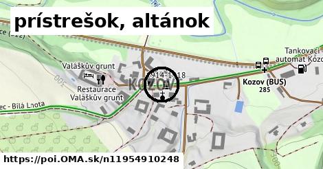 prístrešok, altánok