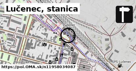 Lučenec, stanica