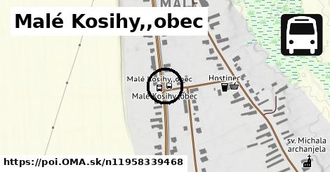 Malé Kosihy,,obec