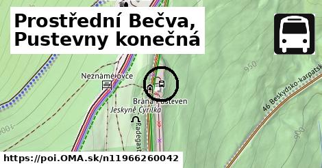 Prostřední Bečva, Pustevny konečná