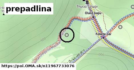 prepadlina