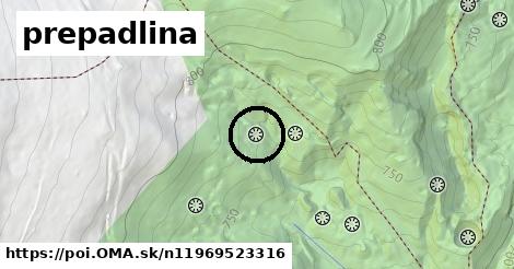 prepadlina