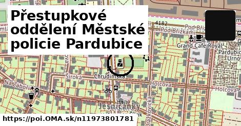 Přestupkové oddělení Městské policie Pardubice