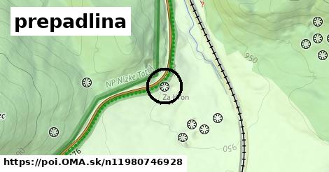 prepadlina