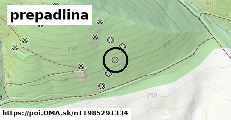 prepadlina