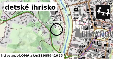 detské ihrisko