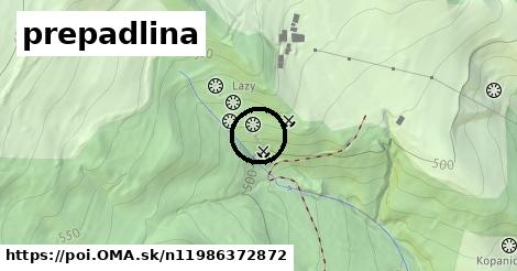 prepadlina