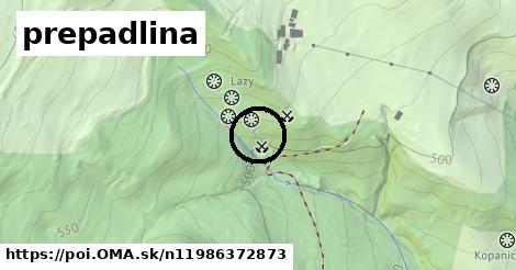 prepadlina