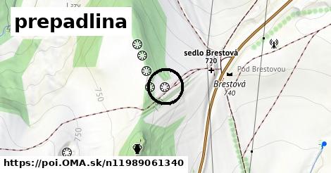 prepadlina