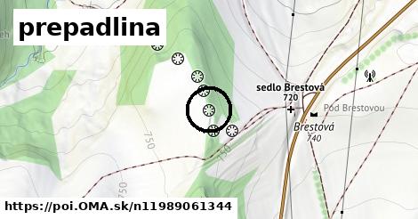 prepadlina