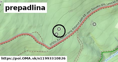 prepadlina