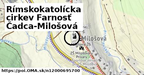 Rímskokatolícka cirkev Farnosť Čadca-Milošová