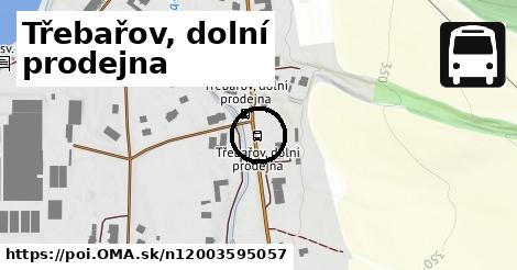 Třebařov, dolní prodejna