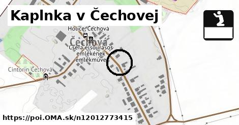 Kaplnka v Čechovej