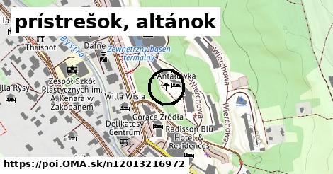 prístrešok, altánok