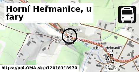 Horní Heřmanice, u fary