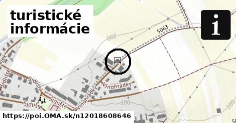 turistické informácie