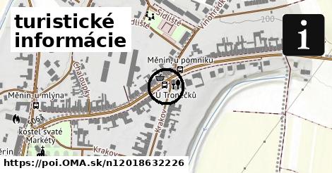 turistické informácie