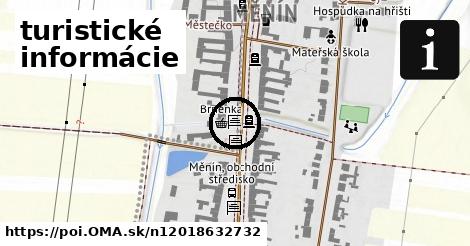 turistické informácie