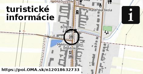 turistické informácie