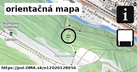 orientačná mapa