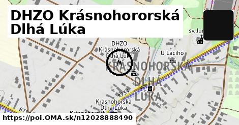 DHZO Krásnohororská Dlhá Lúka