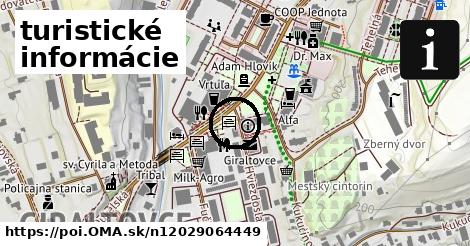 turistické informácie