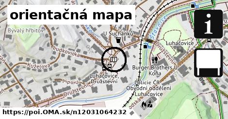 orientačná mapa