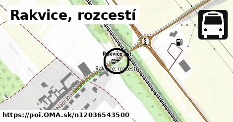 Rakvice, rozcestí