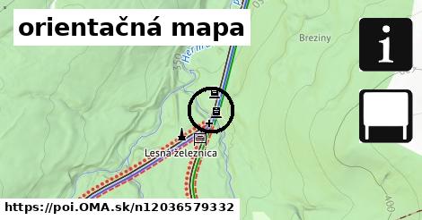 orientačná mapa