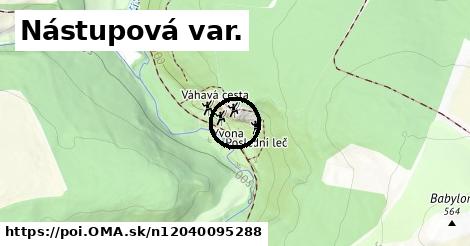 Nástupová var.