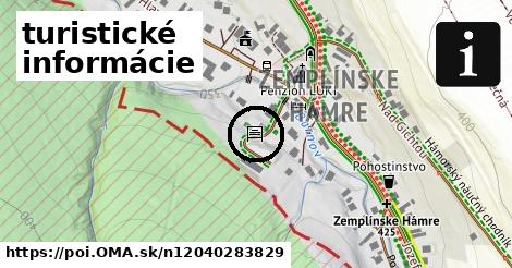 turistické informácie