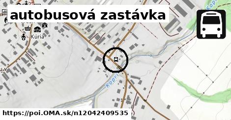 autobusová zastávka