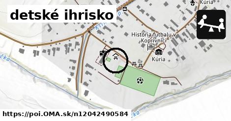 detské ihrisko