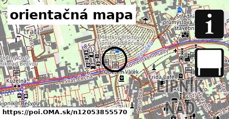 orientačná mapa