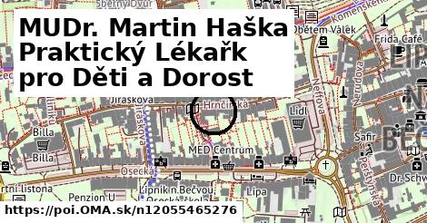 MUDr. Martin Haška Praktický Lékařk pro Děti a Dorost