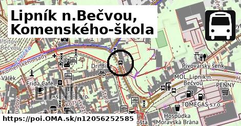 Lipník n.Bečvou, Komenského-škola