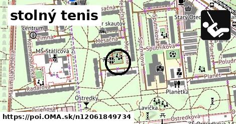 stolný tenis