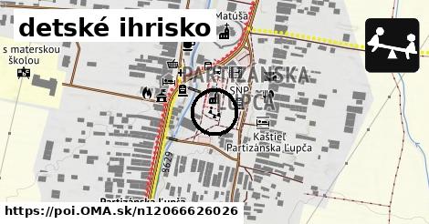 detské ihrisko