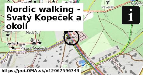 Nordic walking - Svatý Kopeček a okolí