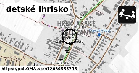 detské ihrisko